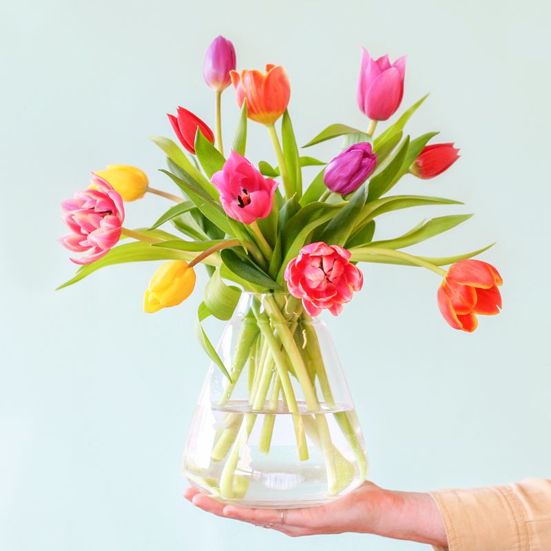 BLANDADE-TULPANER-brevlåda-blommor