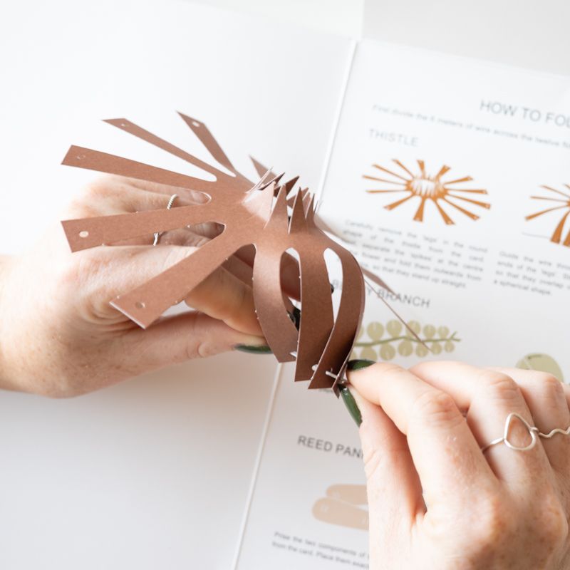 Boeketje-van-papier-bloemen-brievenbus-cadeau