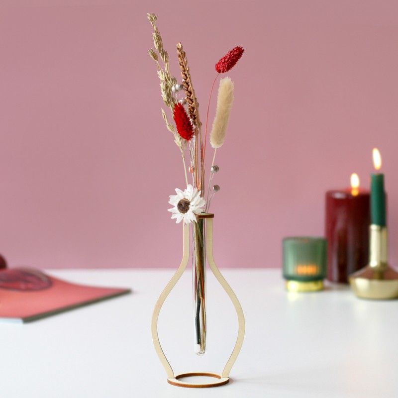 kerst - droogbloemen - bloompost