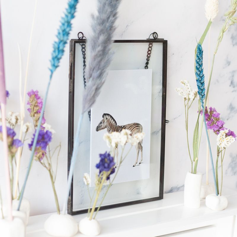 bloomandclay-blå-postkasse-tørrede-blomster