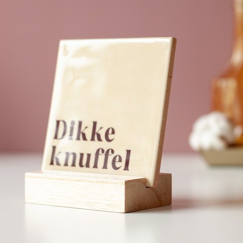 Tegeltje dikke knuffel - brievenbuscadeaus - BloomPost