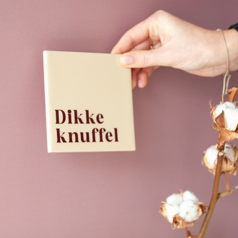 Tegeltje dikke knuffel - brievenbuscadeaus - BloomPost