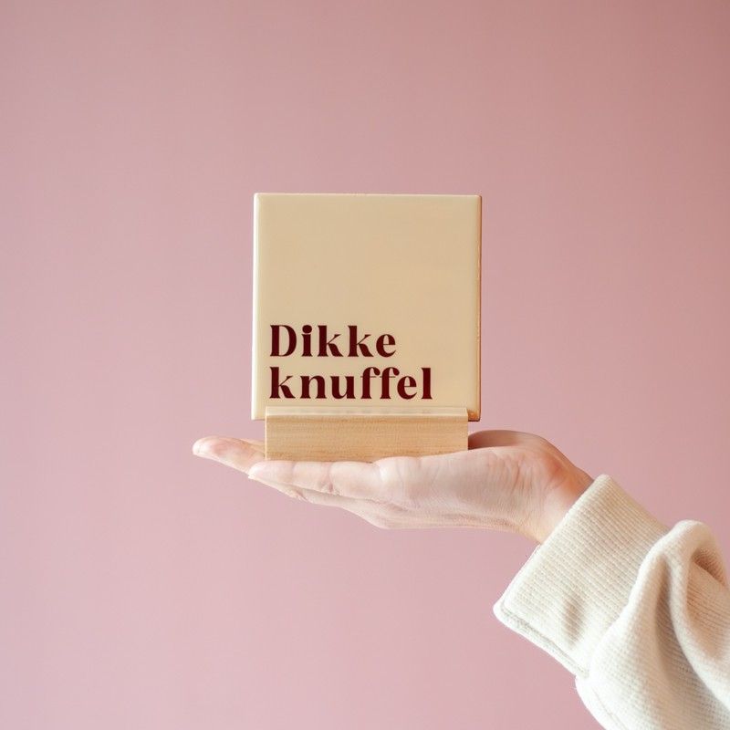 Tegeltje dikke knuffel - brievenbuscadeaus - BloomPost