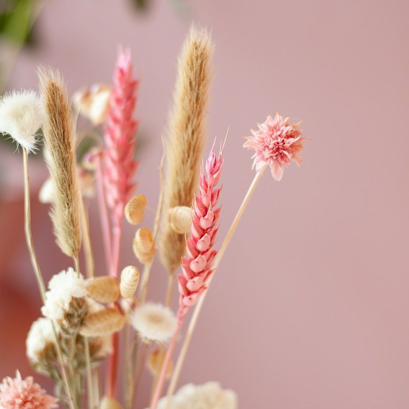 Tegeltje dikke knuffel + droogbloemen - brievenbus cadeau - BloomPost