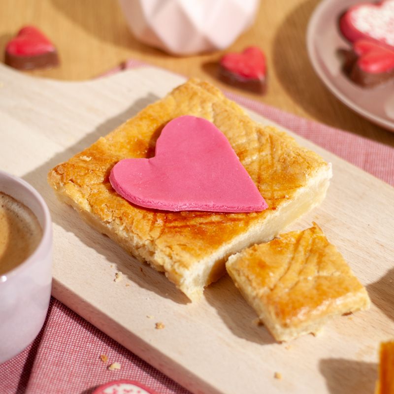 Boterkoek met marsepeinen hart