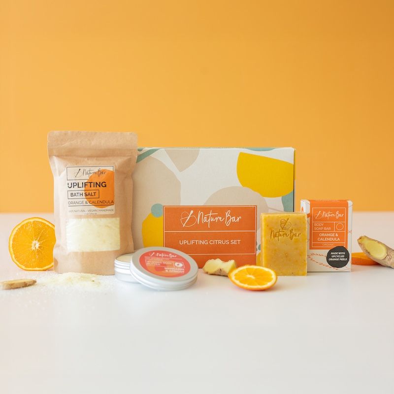 Wellness cadeaupakket met verzorgingsproducten