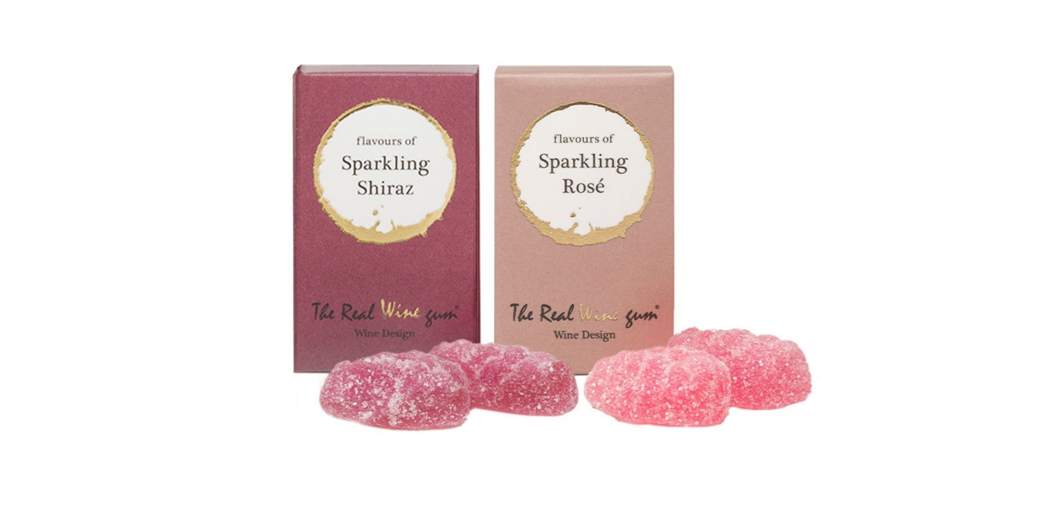2 doosjes met winegums van The Real Winegum